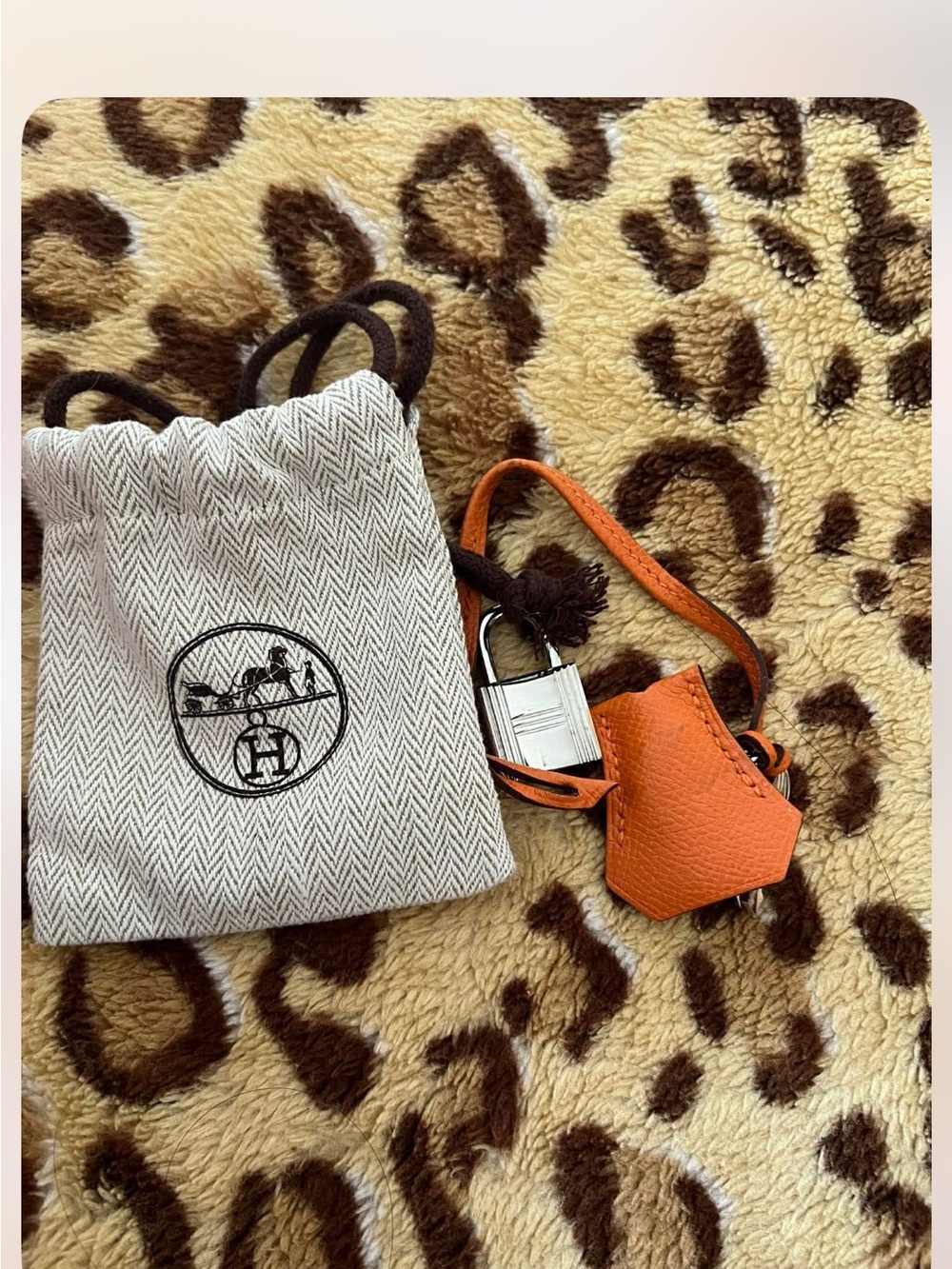 Hermes Orange Leather Satchel - Picture 4 of 15